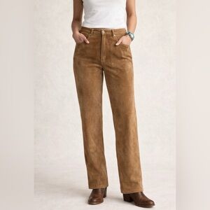 Vintage Tasha Polizzi for TP Saddleback Genuine Suede Lined Pants Size 10 29x29